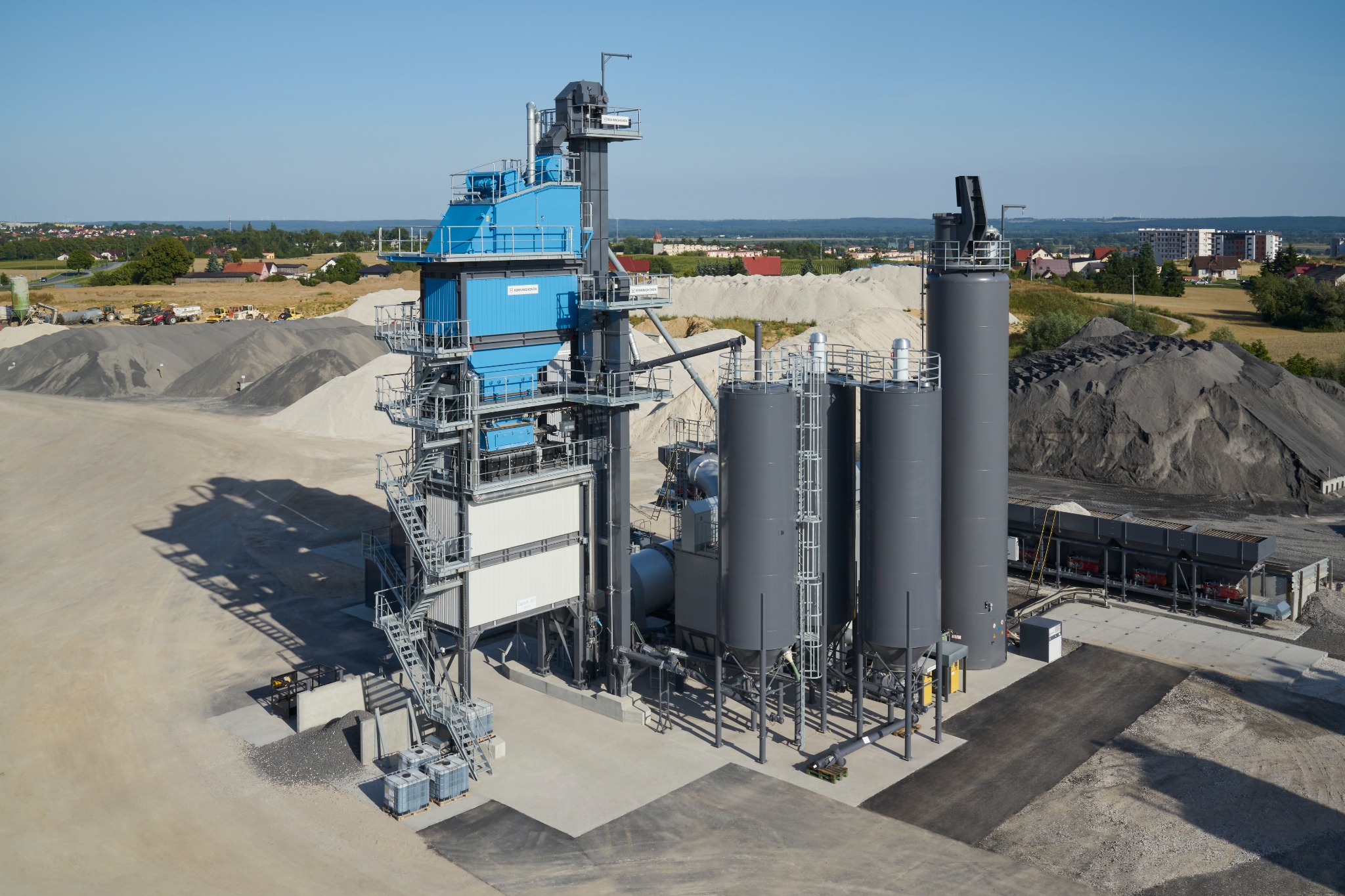 Benninghoven asphalt mixing plant