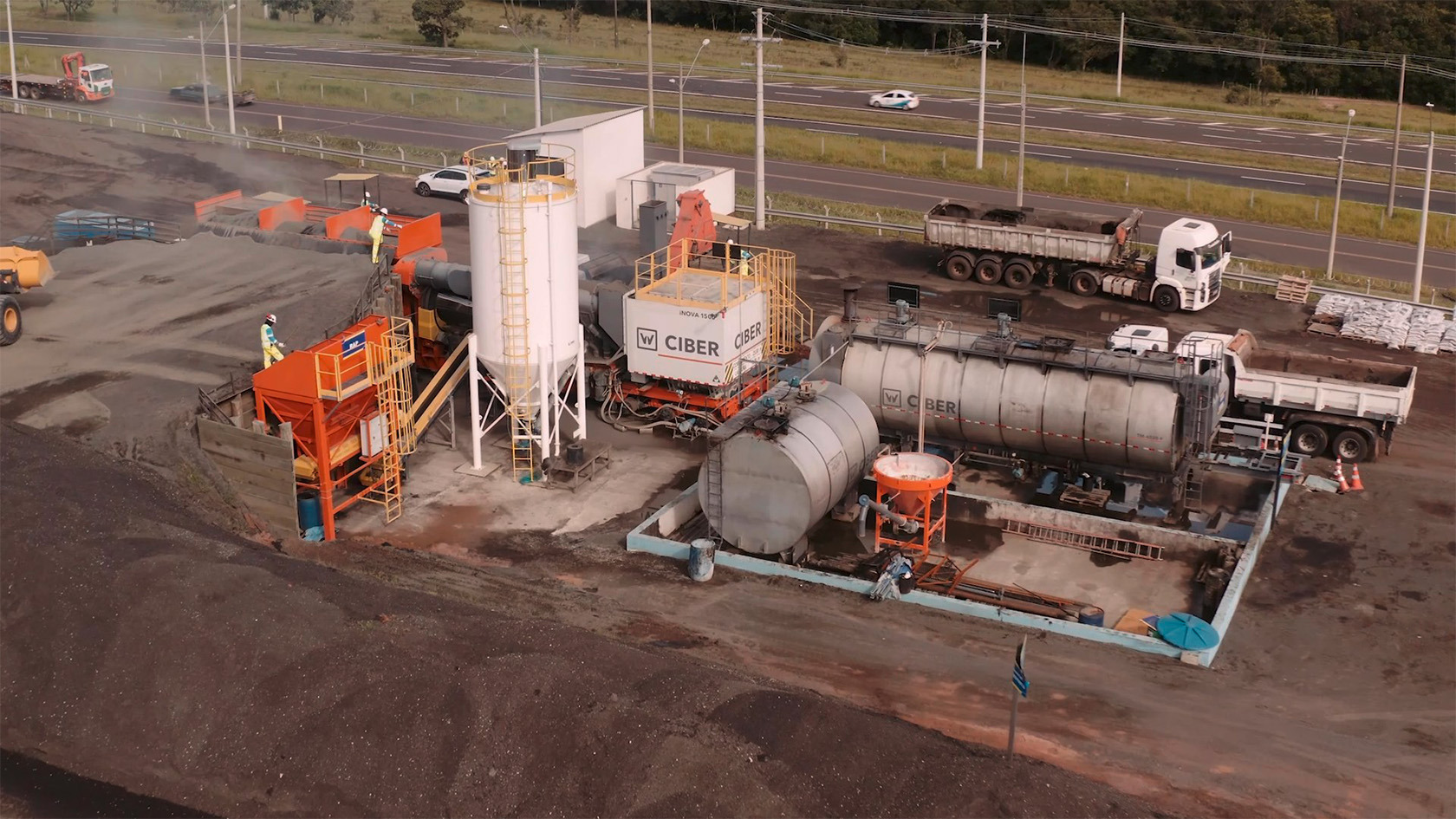 Ciber asphalt production equipment