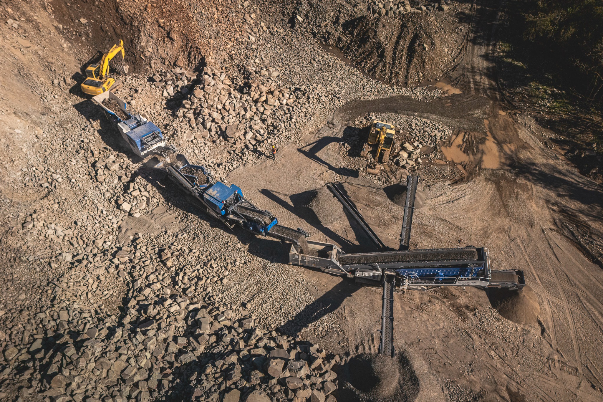 Kleemann crushing and screening equipment