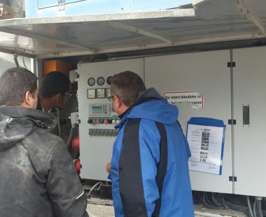Machine Afrik technical support and commissioning