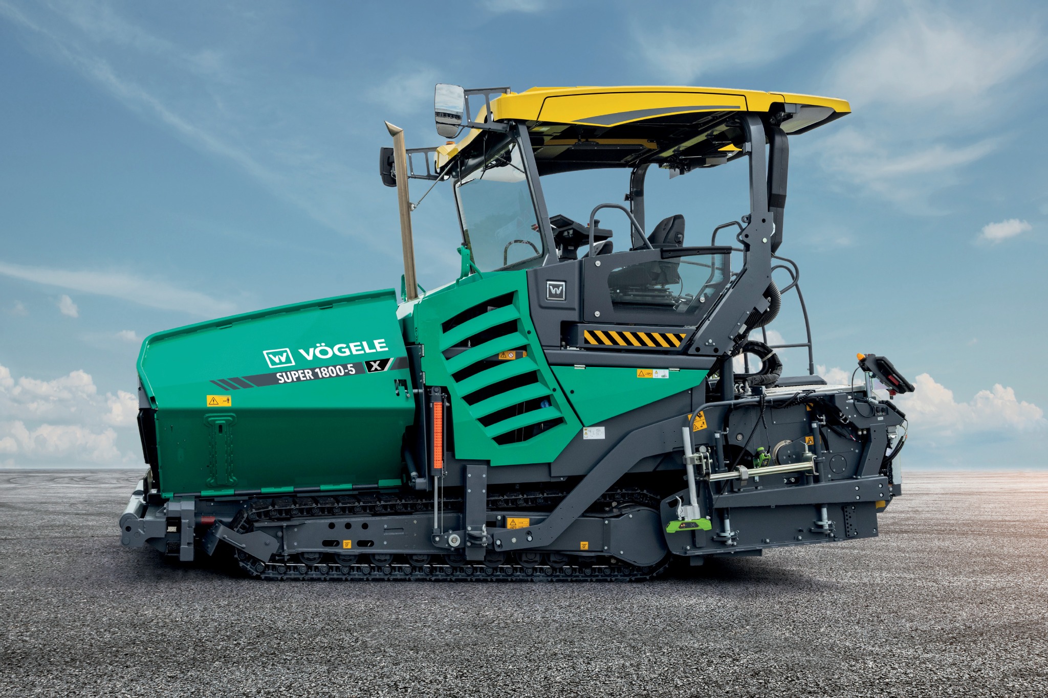 Vögele road paver
